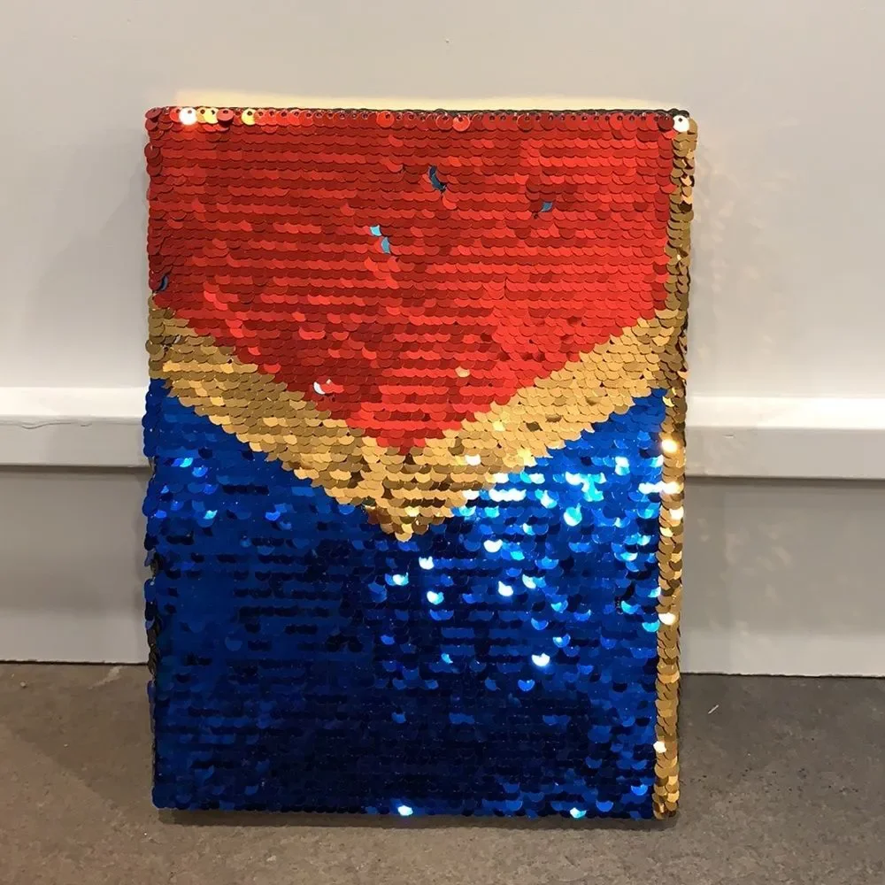 ✨ Captain Marvel Sequin Journal – NWT! ✨